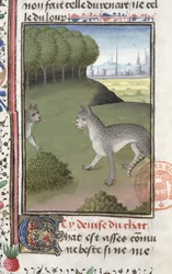 Gatos salvajes, del Livre de la Chasse de Gaston Phebus de Foix (1331-91)