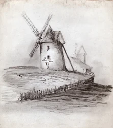 Molinos de viento (dibujo)
