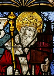 Ventana que representa a San Enrique de Bamberg