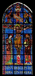 Ventana w100 con la Crucifixión