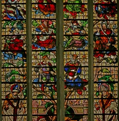 Ventana w123 con el Árbol de Jesé