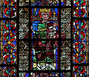 Ventana w129 con la Virgen y el Niño
