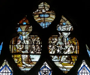 Jesús con Marta y María