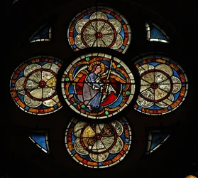 Ventana w16 que representa un ángel