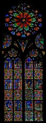 Ventana w17 que representa la Creación y el Génesis