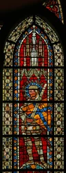 Ventana w203 que representa a San Sebastián
