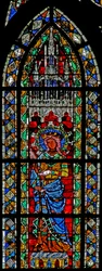 Ventana w204 que representa a Santa Reparata