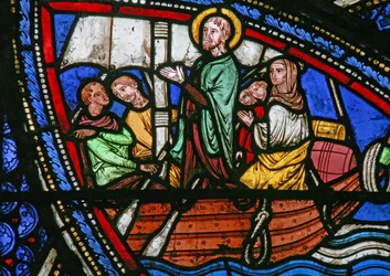 San Eustaquio parte con su familia a Egipto