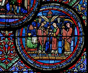San Tomás Becket celebra misa