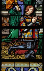 Ventana w3 que representa a un donante - Jean de Montmorency