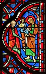Ventana w6L Isaías profetiza a Cristo. Is XI 6 o XLII 1