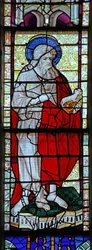 Ventana w6 que representa a San Juan Bautista