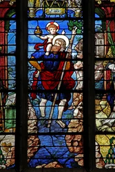 Ventana w9 que representa a San Cristóbal