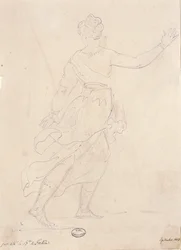 Mujer de espaldas, 1813