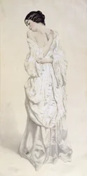 Mujer en bata