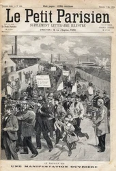 Manifestación de trabajadores el 1 de mayo
