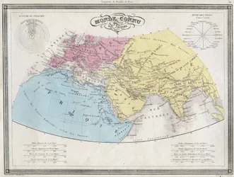 Mundo conocido de los antiguos - Placa extraída de 