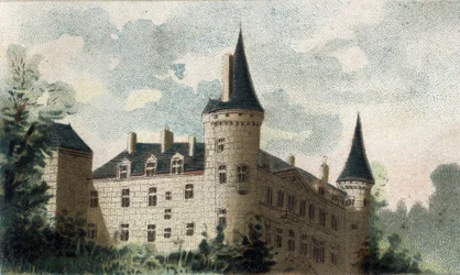 Vista del castillo de Bazoches (Nievre).