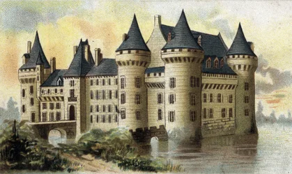 Vista del castillo de Sully (Loiret).