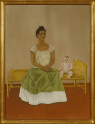 Autorretrato con cama