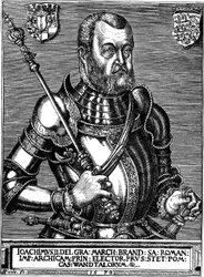 Retrato de Joaquín II Héctor 1505-1571, Elector de Brandeburgo, 1570