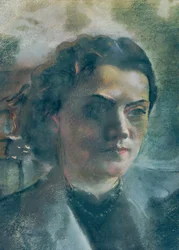 retrato de una dama