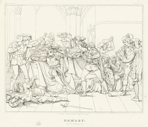 Hamlet, Acto V, Escena 2 (grabado)