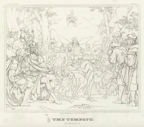 La Tempestad, Acto III, Escena 3 (grabado)
