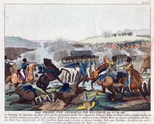 Batalla de Ostrovno, cerca de Vitebsk, el 25 de julio de 1812