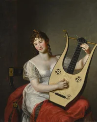 Retrato de Federica de Mecklemburgo-Strelitz