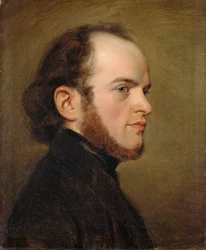 Retrato de Adolph von Menzel 1815-1905, ca. 1839