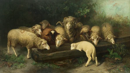El abrevadero de ovejas, siglo XIX