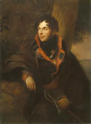 Retrato del Conde Nikolay Mikhailovich Kamensky 1776-1811, 1810