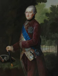 Retrato de Peter von Biron 1724-1800, Duque de Curlandia y Semigalia, 1781