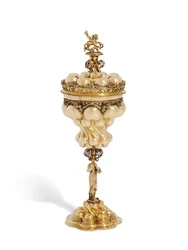 Copa y tapa, Núremberg, finales del siglo XVI