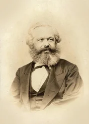 Retrato de Karl Marx (1818-1883), por Wunder, Friedrich Karl (1815-1893). Foto de la albúmina