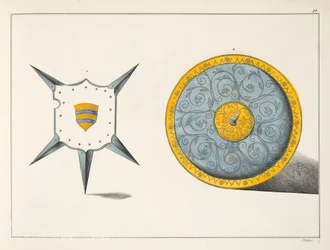 Escudos, lámina de 