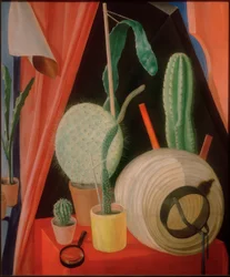 Naturaleza muerta con cactus