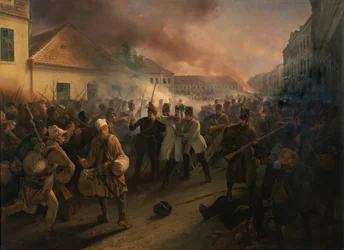 La heroica muerte del general Heinrich Hentzy von Arthurm