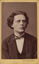 Retrato del compositor Anton Rubinstein 1829-1894, c. 1870