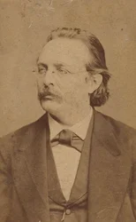 Retrato del organista y compositor Edmund Kretschmer 1830-1908, c. 1880