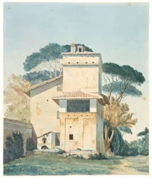 El taller de Rafael en el jardín de Villa Borghese. Roma