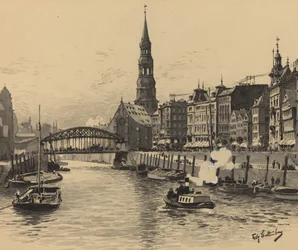 Dovenfleet mit Katharinenkirche