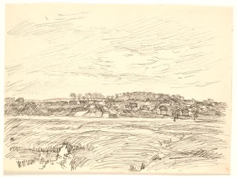 Paisaje con aldea