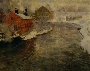 Fábricas junto al río Akerselva