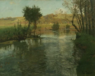 Paisaje fluvial francés, hacia 1895 (pintura)