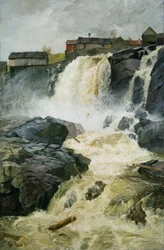 Cascadas de Haug, Modum