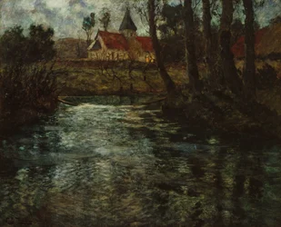 Tramo del río Normandie, hacia 1895 (pintura)