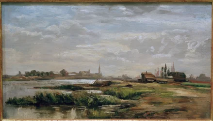 Fritz Wucherer, paisaje fluvial
