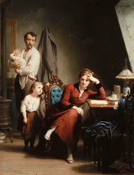 La poetisa, 1880